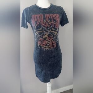 Rebel Rose Graphic Tee Dress